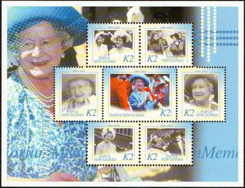 Poštovní známky Papua Nová Guinea 2002 Královna Alžbìta II. Mi# 931-37 Kat 11€