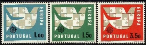 Poštovní známky Portugalsko 1963 Evropa CEPT Mi# 948-50 Kat 8.50€
