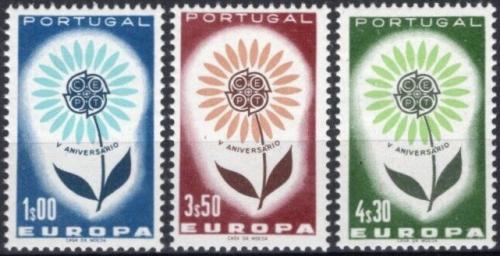 Poštovní známky Portugalsko 1964 Evropa CEPT Mi# 963-65 Kat 16€