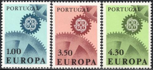 Poštovní známky Portugalsko 1967 Evropa CEPT Mi# 1026-28 Kat 25€