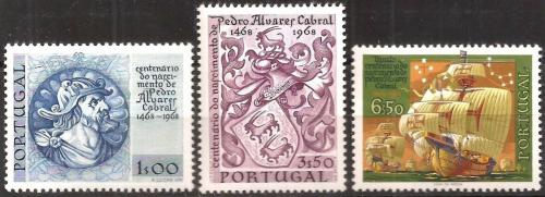Poštovní známky Portugalsko 1969 Pedro Álvares Cabral Mi# 1067-69 Kat 9€