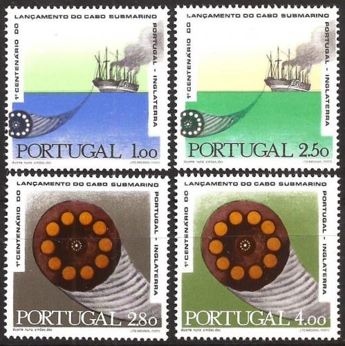 Poštovní známky Portugalsko 1970 Kabelové spojení s Anglií Mi# 1113-16 Kat 8.50€