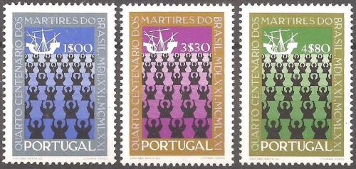 Poštovní známky Portugalsko 1971 Ignác z Loyoly Mi# 1149-51 Kat 5€