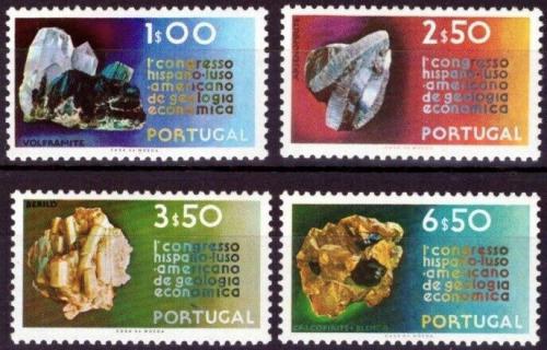 Poštovní známky Portugalsko 1971 Minerály Mi# 1139-42 Kat 6€