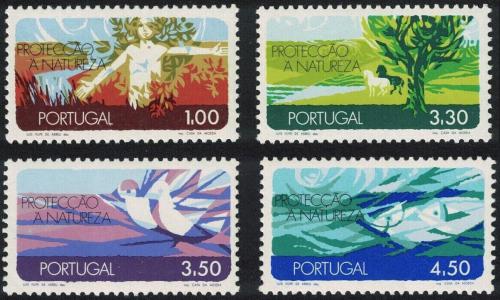 Poštovní známky Portugalsko 1971 Ochrana pøírody Mi# 1152-55 Kat 5.50€