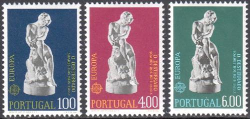 Poštovní známky Portugalsko 1974 Evropa CEPT, sochy Mi# 1231-33 Kat 35€