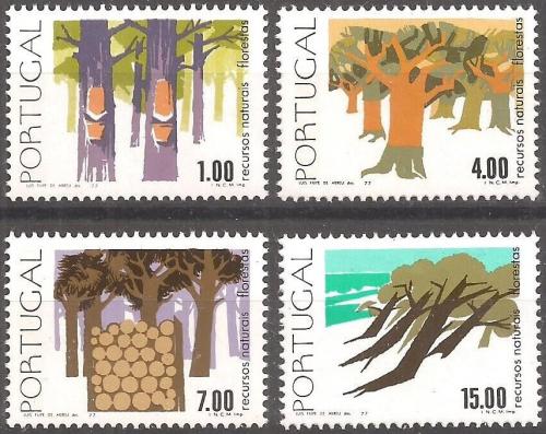Poštovní známky Portugalsko 1977 Pøírodní zdroje Mi# 1353-56 Kat 6€