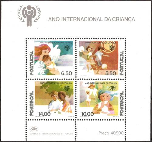 Poštovní známky Portugalsko 1979 Mezinárodní rok dìtí Mi# Block 28