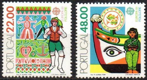 Poštovní známky Portugalsko 1981 Evropa CEPT, folklór Mi# 1531-32