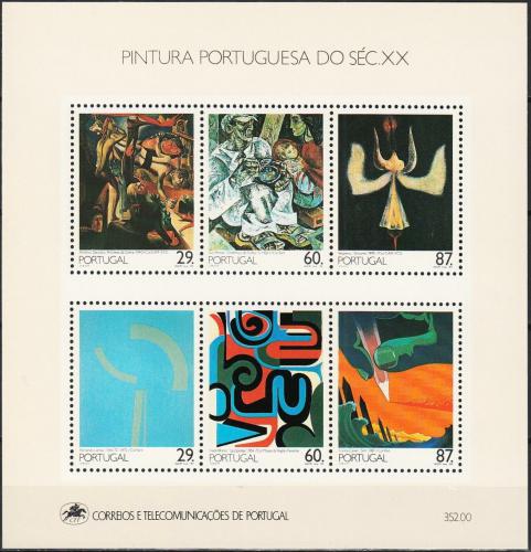 Poštovní známky Portugalsko 1989 Umìní Mi# Block 68