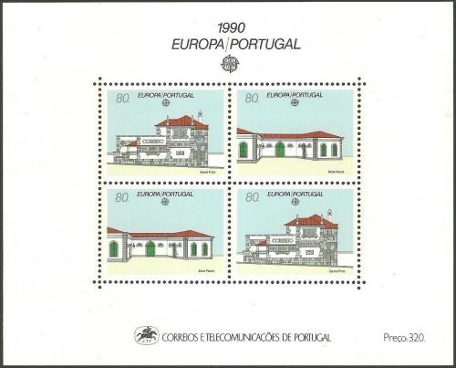 Poštovní známky Portugalsko 1990 Evropa CEPT, architektura Mi# Block 71 Kat 15€