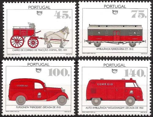 Poštovní známky Portugalsko 1994 Historie pošty Mi# 2041-44 Kat 5.50€