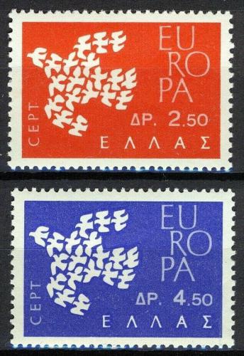 Poštovní známky Øecko 1961 Evropa CEPT Mi# 775-76