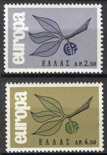 Poštovní známky Øecko 1965 Evropa CEPT Mi# 890-91
