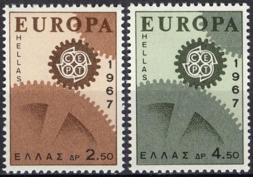 Poštovní známky Øecko 1967 Evropa CEPT Mi# 948-49