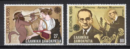 Poštovní známky Øecko 1985 Evropa CEPT Mi# 1580-81