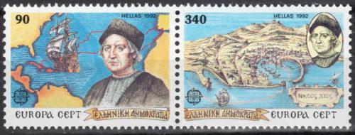 Poštovní známky Øecko 1992 Evropa CEPT, objevení Ameriky Mi# 1802-03 A Kat 8€