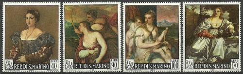 Poštovní známky San Marino 1966 Umìní, Tizian Mi# 865-68