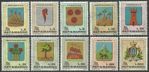 Poštovní známky San Marino 1968 Znaky Mi# 903-12