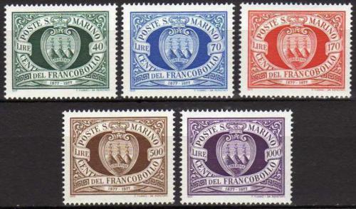 Poštovní známky San Marino 1977 Státní znak Mi# 1139-43