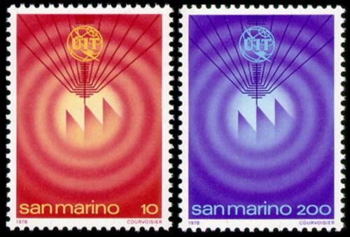 Poštovní známky San Marino 1978 Svìtový den telekomunikací Mi# 1160-61