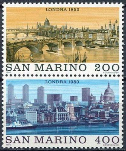 Poštovní známky San Marino 1980 Londýn Mi# 1210-11
