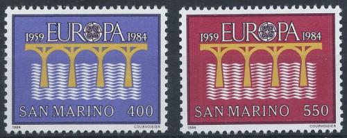 Poštovní známky San Marino 1984 Evropa CEPT Mi# 1294-95