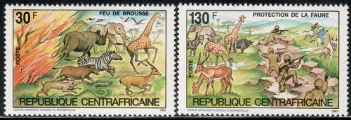 Potovn znmky SAR 1984 Africk fauna Mi# 1004-05 Kat 8.50
