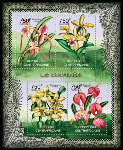 Poštovní známky SAR 2012 Orchideje Mi# 3617-20 Kat 14€