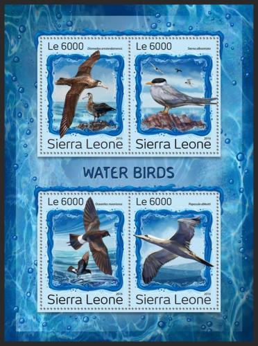 Potovn znmky Sierra Leone 2016 Vodn ptci Mi# 7968-71 Kat 11