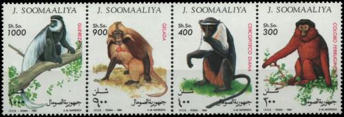 Potovn znmky Somlsko 1994 Opice Mi# 520-23 - zvtit obrzek