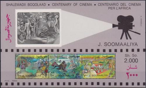 Potovn znmky Somlsko 1995 Kino, 100. vro Mi# Block 35