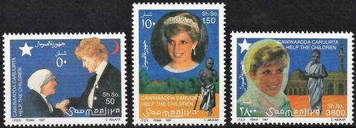 Potovn znmky Somlsko 1998 Princezna Diana TOP SET Mi# 670-72 Kat 17