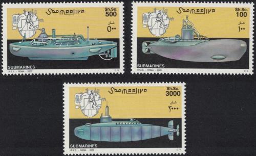 Potovn znmky Somlsko 2000 Ponorky Mi# 815-17 Kat 14