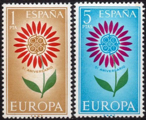 Poštovní známky Španìlsko 1964 Evropa CEPT Mi# 1501-02