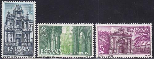 Poštovní známky Španìlsko 1966 Kláštery a opatství Mi# 1656-58