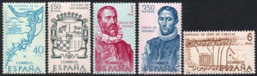 Poštovní známky Španìlsko 1968 Americká historie Mi# 1782-86