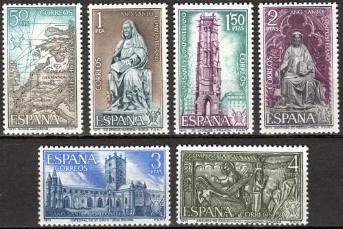 Poštovní známky Španìlsko 1971 Svatý rok Mi# 1903-08