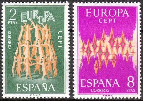 Poštovní známky Španìlsko 1972 Evropa CEPT Mi# 1985-86