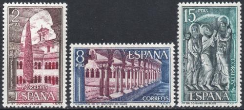 Poštovní známky Španìlsko 1973 Klášter Santo Domingo, Burgos Mi# 2054-56