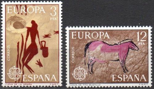 Poštovní známky Španìlsko 1975 Evropa CEPT, umìní Mi# 2151-52