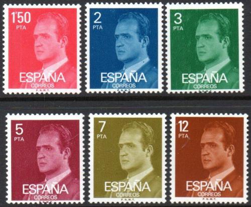 Poštovní známky Španìlsko 1976 Král Juan Carlos I. Mi# 2237-42
