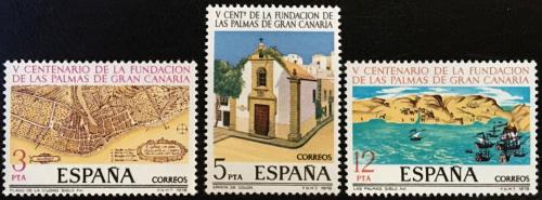 Poštovní známky Španìlsko 1978 Las Palmas, 500. výroèí Mi# 2369-71