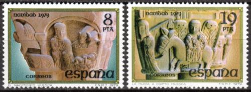 Poštovní známky Španìlsko 1979 Vánoce Mi# 2442-43