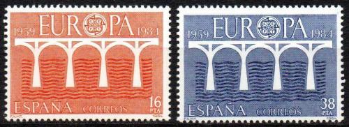 Poštovní známky Španìlsko 1984 Evropa CEPT Mi# 2633-34