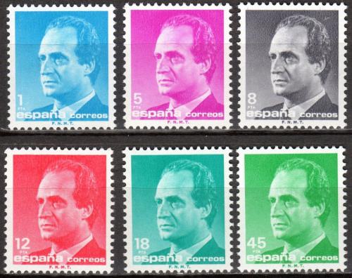 Poštovní známky Španìlsko 1985 Král Juan Carlos I. Mi# 2678-83