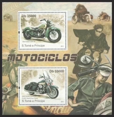 Potovn znmky Svat Tom 2011 Motocykly Mi# Block 820 - zvtit obrzek