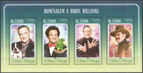 Potovn znmky Svat Tom 2014 Robin Williams, herec Mi# 5870-73 Kat 10 - zvtit obrzek