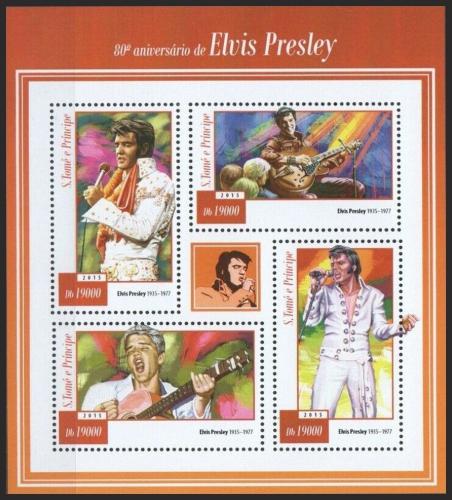 Potovn znmky Svat Tom 2015 Elvis Presley Mi# 6045-48 Kat 7.50