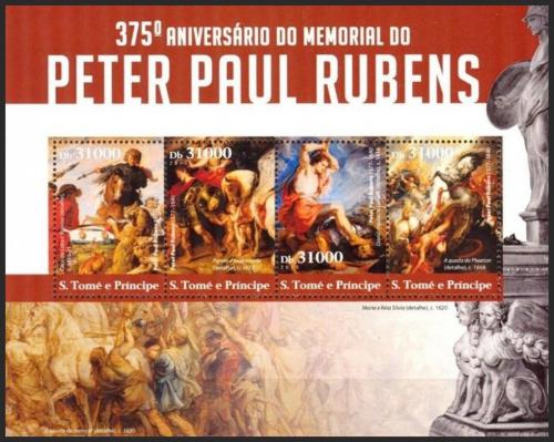Potovn znmky Svat Tom 2015 Umn, Peter Paul Rubens Mi# 6213-16 Kat 12 - zvtit obrzek